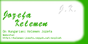 jozefa kelemen business card